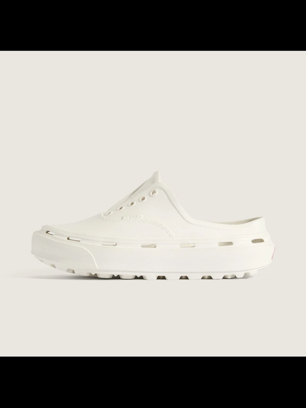 Vans Authentic Foam Mule Mens Clog Shoes White